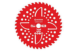 Диск для тримера Intertool — 255 мм x 40Т переможний підрізний анодований 4