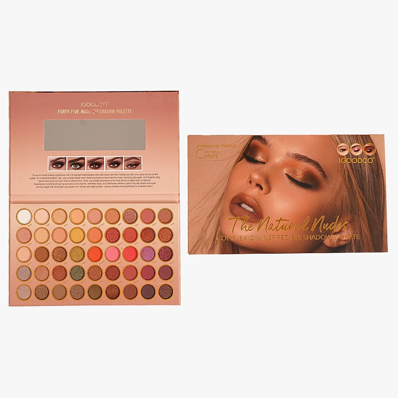 Набір дитячої косметики (45 кольорів, дзеркало, в коробці) IG 3051