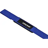 Лямки для тяги RDX W1 Gym Single Strap Blue Plus, фото 4