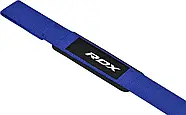 Лямки для тяги RDX W1 Gym Single Strap Blue Plus, фото 5