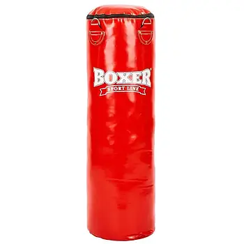 Мішок боксерський 120см - 29кг  ПВХ  Boxer Червоний