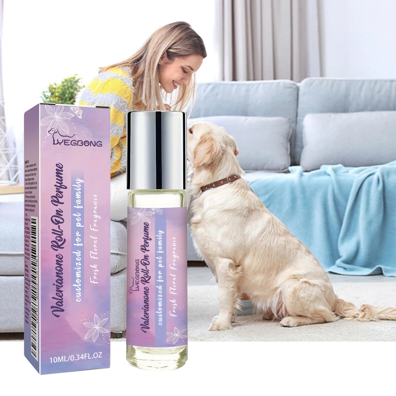 Заспокійливі парфуми для собак (роликові) Pet Style Yegbong (10 мл)