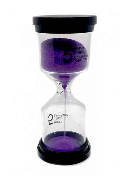Годинник пісочний настільний на 5 хв, фото 1