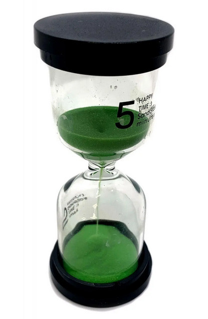 Годинник пісочний для дому на 5 хв, фото 1