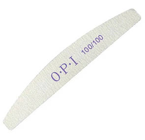 Пилка для нігтів OPI 100/100 гріт човен 1шт