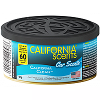 Ароматизатор автомобільний у баночці California Scents "California Clean" (Каліфорнійська чистота)