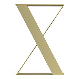 Опора для столу з металу 500×104 мм, H 730 мм 1 шт Золото