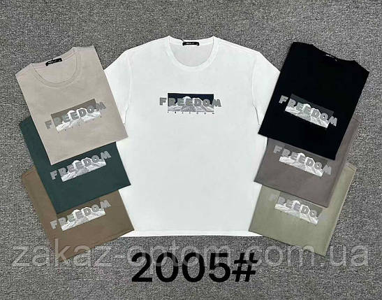 Футболка чоловіча оптом (XL-5XL) Китай 2005-130449, фото 1