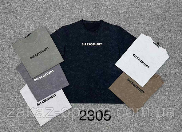 Футболка чоловіча оптом (XL-5XL) Китай 2305-130451, фото 1