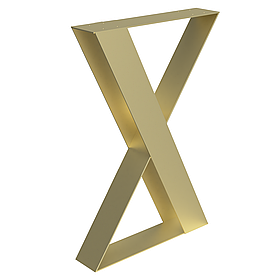 Опора для столу з металу 500×108 мм, H 730 мм 1 шт Золото