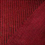 Трикотаж в'язка щільний темно-червоний, фото 4