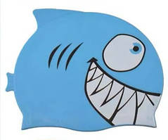 Шапочка для плавання Meteor CAP (синій, акула)