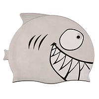 Шапочка для плавання Meteor CAP (фіолетова, акула)