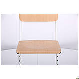 Стілець Шкільний регульований 4-6 р. р. лак бук, фото 5