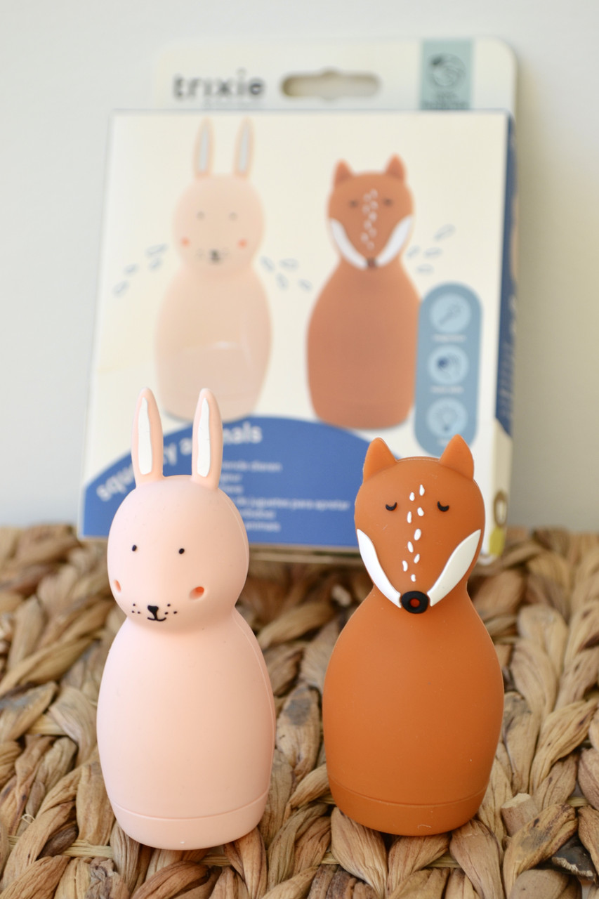 Іграшки силіконові для купання Trixie, Fox&Rabbit