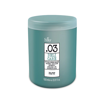 Зволожуюча маска для волосся SILKY Deli Care Hydro Herb Mask Hydrating And Protective 1000 мл, фото 1