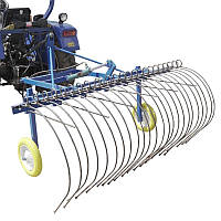 Граблі до мінітрактора віялові механічні ГР7