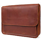 Шкіряна сумка через плече формату А4 Limary lim-3028RB коньячна, фото 6