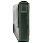 Шкіряна сумка через плече формату А4 Limary lim-3028RE зелена, фото 9