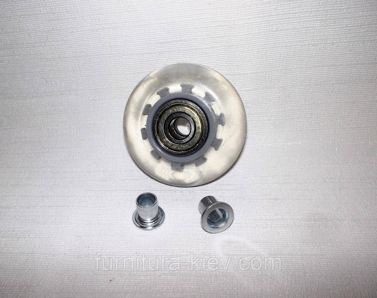 Колесо силіконове для сумок,чемоданів 50 мм х 22 мм х ф6, фото 1