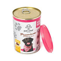 Вологий корм для собак Pet Chef з Куркою 415 г, фото 3