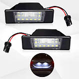 LED підсвітка номера для Nissan Qashqai, Pathfinder, X-Trail, Juke, Rogue Sport, Primera, Versa | CANBUS, фото 3