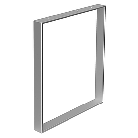 Опора для столу з металу 600×70 мм, H 730 мм 1 шт Сатин