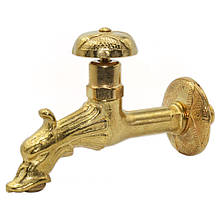 Кран вентильний для поливу FARG DN 1/2" латунний садовий (Італія) 702