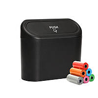 Автомобільний смітник, відро для сміття в авто (Чорний)