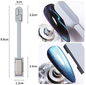 Магніт для гель-лаку котяче око двосторонній