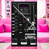 Акустична система акумуляторна 60 Вт ZXX з роботою до 6 годин колонка на колесах блютуз стерео система, фото 3