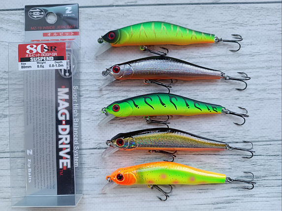 Набір Воблерів Columbia Orbit SP-SR 80мм 8,5гр. 5шт, фото 1