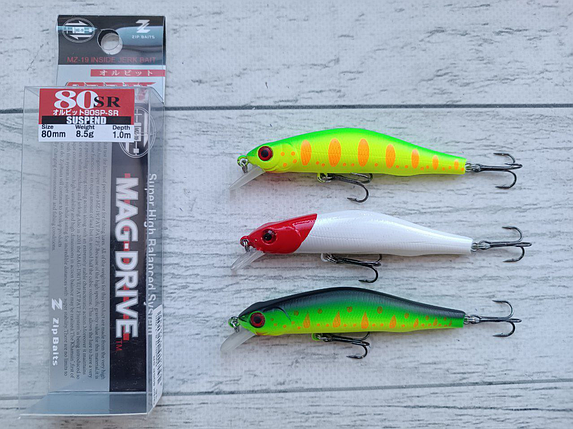 Воблер Columbia Orbit SP-SR 80мм 8,5гр. Набір 3шт, фото 1