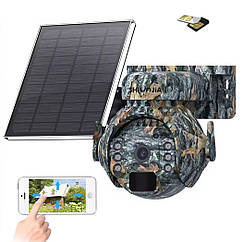 Камера зовнішня поворотна Inqmega (Shiwojia) ST-515C-4M-4G GSM із сонячною панеллю. UBox