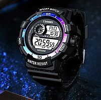 Чоловічий наручний годинник COOBOS спортивний водонепроникний кварцовий з хронографом підсвічуванням, календарем Br BAR