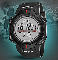 Чоловічий наручний годинник SYNOKE спортивний тактичний водонепроникний кварцовий з підсвічуванням секундоміром Br BAR
