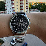 Чоловічий наручний годинник Relogio Ms кварцовий класичний статусний з металевим браслетом для хлопців Br BAR, фото 2