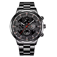 Годинник на руку чоловічий DEYROS Mens бюджетний кварцовий, годинник для хлопців на металевому ремінці з Br BAR