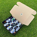 КПодарунковий бокс шкарпеток чоловічих довгих бавовняних весна осінь із патріотичним принтом 41-45 21 шт для хлопця Br BAR, фото 7