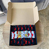 Великий бокс шкарпеток чоловічих довгих демісезонних крутих з яскравими малюнками для коханого 40-45 на 21 Br BAR, фото 5