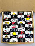 Мега бокс шкарпеток чоловічих високих весна-осінь барвистих із яскравим кумедним принтом 40-45 36 пар на Br BAR, фото 6