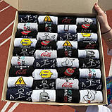 Мега бокс шкарпеток чоловічих високих весна-осінь барвистих із яскравим кумедним принтом 40-45 36 пар на Br BAR, фото 7