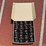 Мега набір шкарпеток чоловічих високих чорних чорних демісезонних з яскравим веселим принтом 40-45 36 пари Br BAR, фото 2