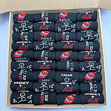 Мега набір шкарпеток чоловічих високих чорних чорних демісезонних з яскравим веселим принтом 40-45 36 пари Br BAR, фото 6