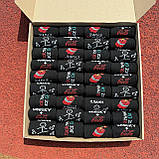 Мега набір шкарпеток чоловічих високих чорних чорних демісезонних з яскравим веселим принтом 40-45 36 пари Br BAR, фото 9