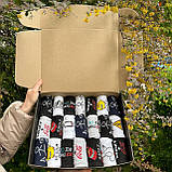 Оригінальний набір шкарпеток чоловічих довгих весна-осінь із крутим кумедним принтом 40-45 21 пара для Br BAR, фото 7