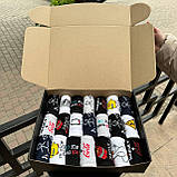 Оригінальний набір шкарпеток чоловічих довгих весна-осінь із крутим кумедним принтом 40-45 21 пара для Br BAR, фото 4