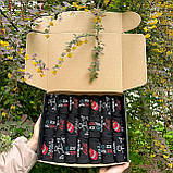 Крутий комплект шкарпеток чоловічих високих повсякденних чорних весна-осінь із класним принтом 40-45 21 Br BAR, фото 9