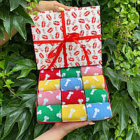 Оригінальний набір шкарпеток чоловічих довгих бавовняних демісезонних яскравих з приколом 40-45 12 пар для чоловіків Br BAR