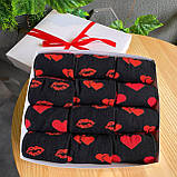 Повсякденний бокс шкарпеток чоловічий на 12 пар 40-45 р чорні та подарункові демісезонні, довгі та Br BAR, фото 6